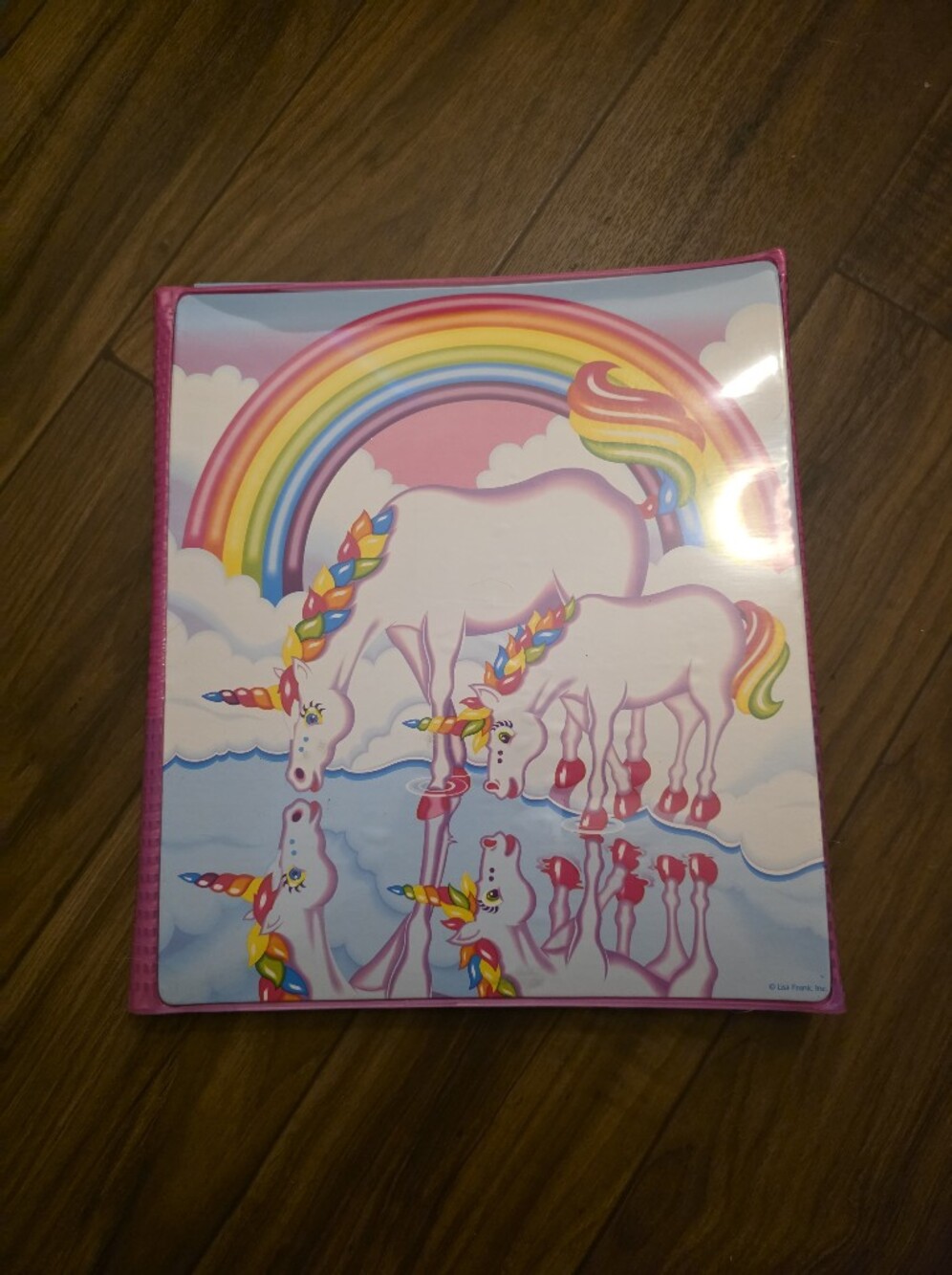 90s Lisa Frank Markie the Unicorn Trapper Keeper - Picture 2 of 13